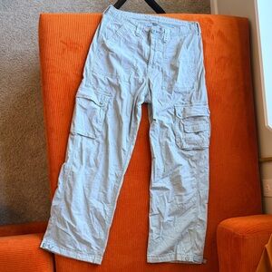 American Eagle Outfitters Light Blue Cargo Joggers